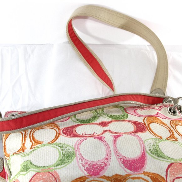 Coach Poppy Crossbody and Shoulder bag multicolored EUC - Picture 5 of 13